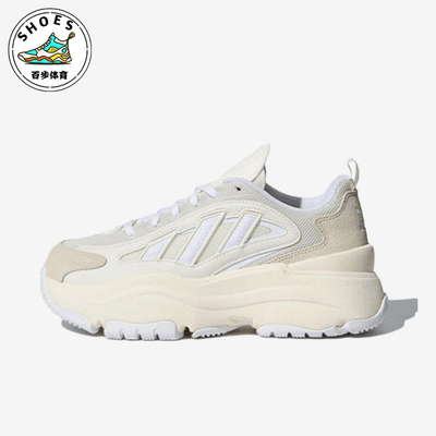 Adidas/阿迪达斯正品三叶草OZGAIA新款女米经典白色老爹鞋KJ7307
