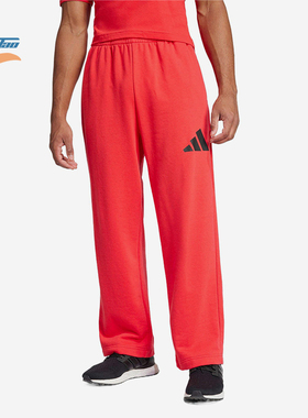 Adidas/阿迪达斯正品ESSENTIALS直筒男红色经典休闲休闲裤JF3601