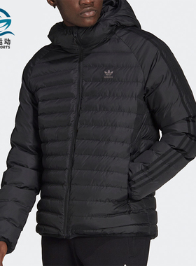 Adidas/阿迪达斯正品三叶草JACKET PADDED男子短款运动棉服HD4757