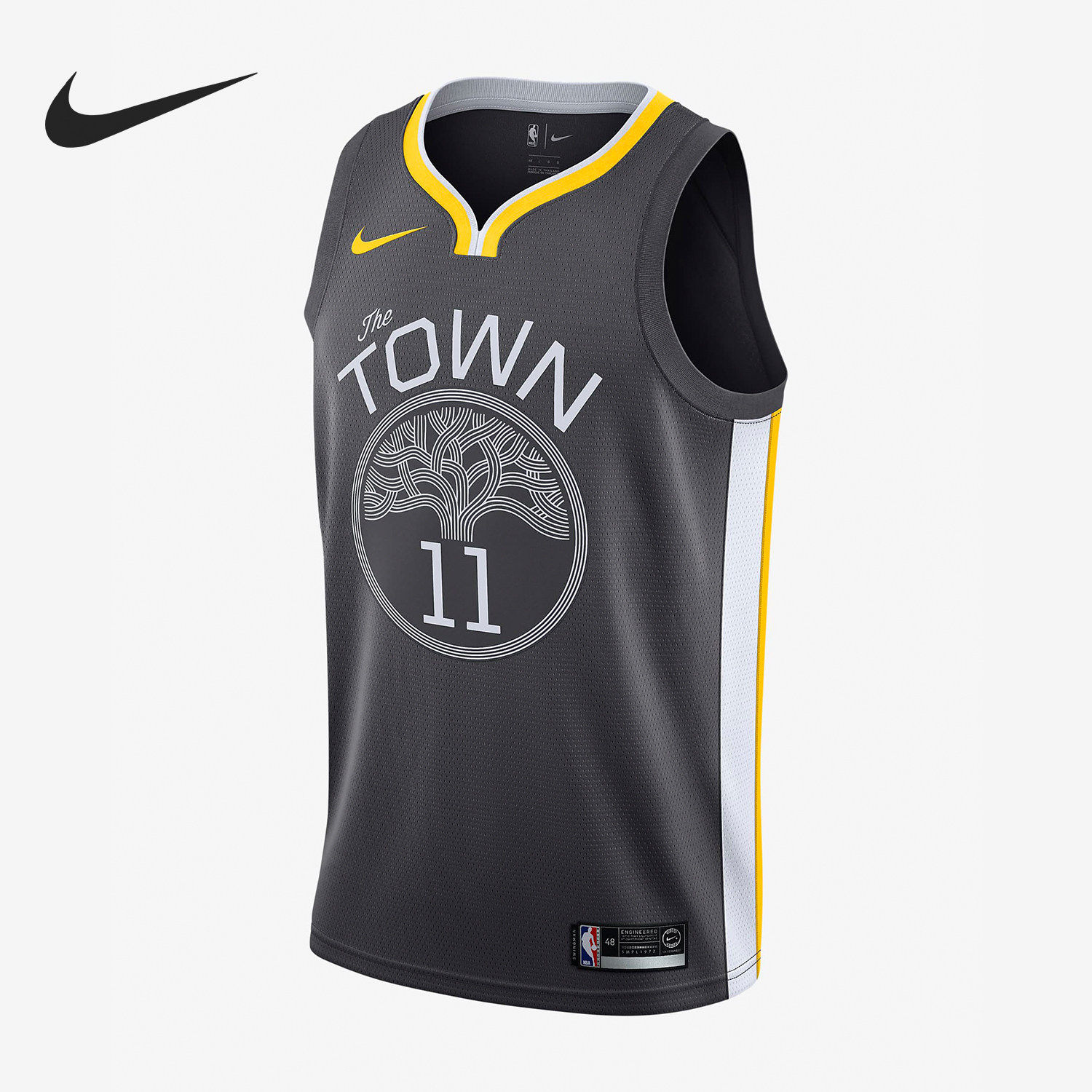 Nike耐克正品NBA勇士队SW球迷版克莱汤普森11号篮球877205-062