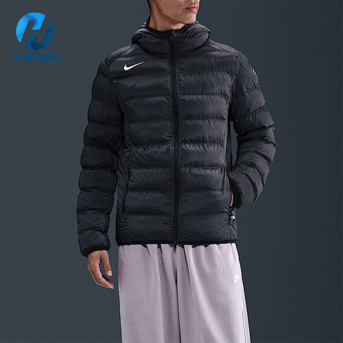 Nike/耐克正品Total90新款男黑米白色休闲经典夹克外套HV3508-010
