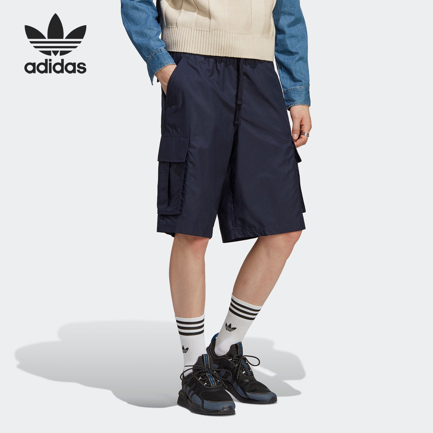 Adidas/阿迪达斯正品三叶草夏季男子运动休闲工装短裤IB8738,运动服/休闲服装,运动中长裤／短裤,淘宝优惠券,粉丝福利购,淘宝优惠卷