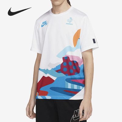 新款男子休闲运动透气短袖