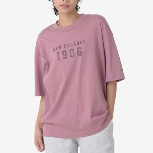 New Balance/NB正品夏季新款女子宽松透气圆领短袖T恤WT41519-RSE