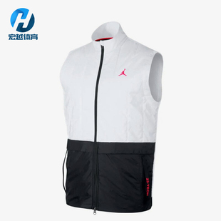 Nike/耐克正品Jordan 男士时尚运动拉链机织经典棉马甲AJ1057-100