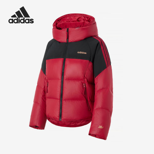 Adidas/阿迪达斯正品2026女士防风经典保暖舒适面包羽绒服KU6863