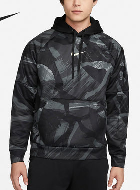 Nike/耐克正品Therma-FIT男士加绒经典运动连帽卫衣DQ6950-010