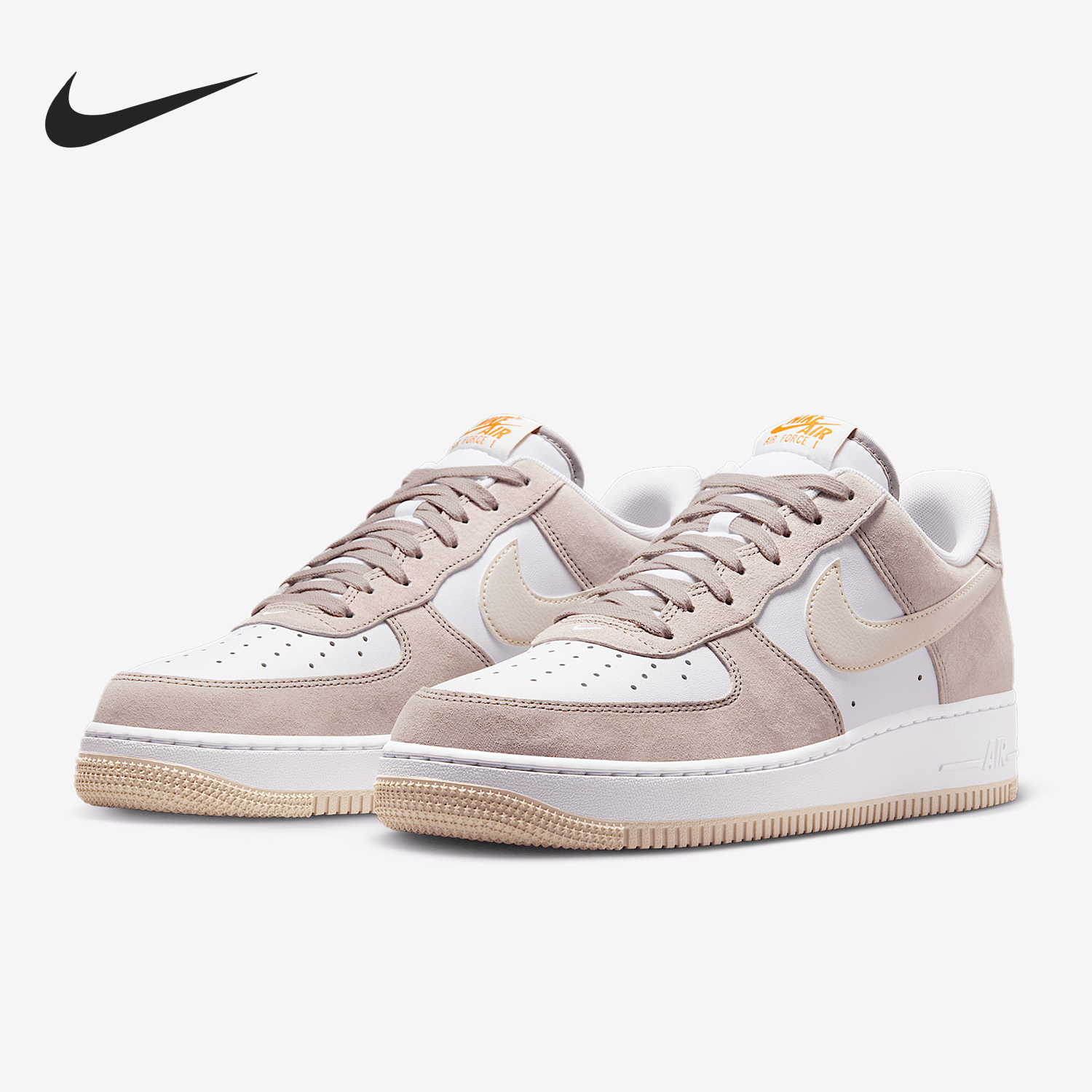 Nike/耐克正品AIR FORCE 1男士拼接翻毛皮低帮板鞋IB3080-001