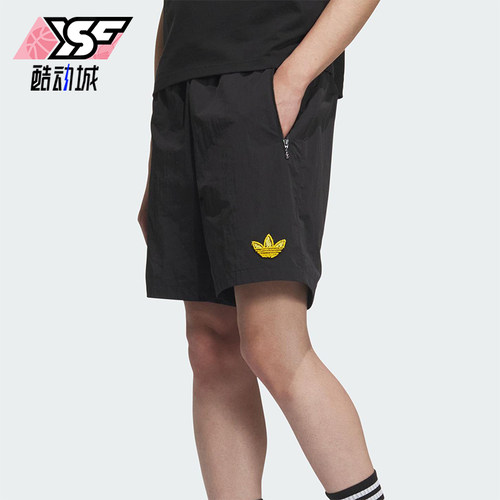 Adidas/阿迪达斯正品三叶草男士休闲宽松户外经典透气短裤KE5795