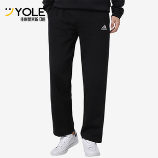 针织运动经典 Adidas 阿迪达斯正品 春秋男士 GK9366 简约加绒长裤