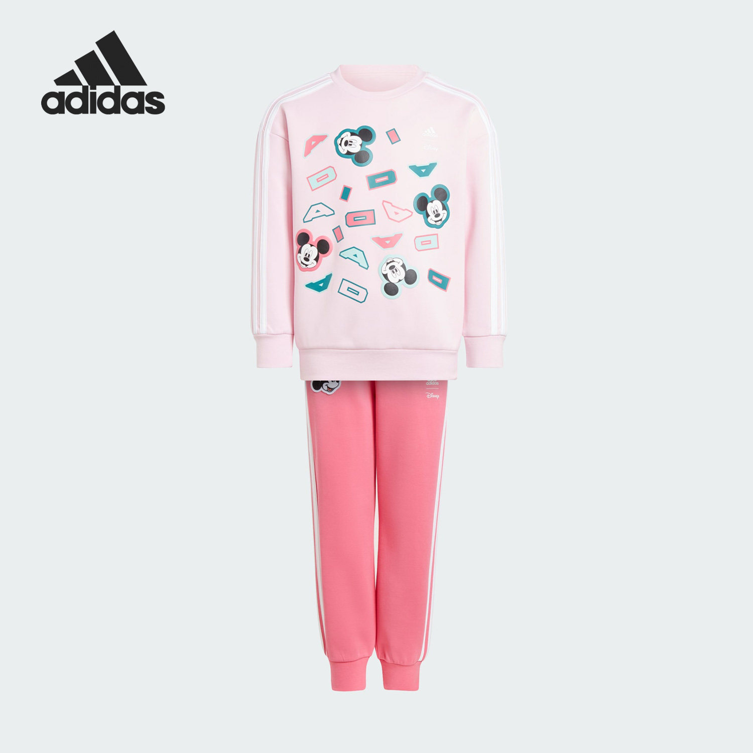 Adidas/阿迪达斯正品秋季新款小童时尚圆领休闲套装IQ4799,童装/婴儿装/亲子装,套装,淘宝优惠券,粉丝福利购,淘宝优惠卷