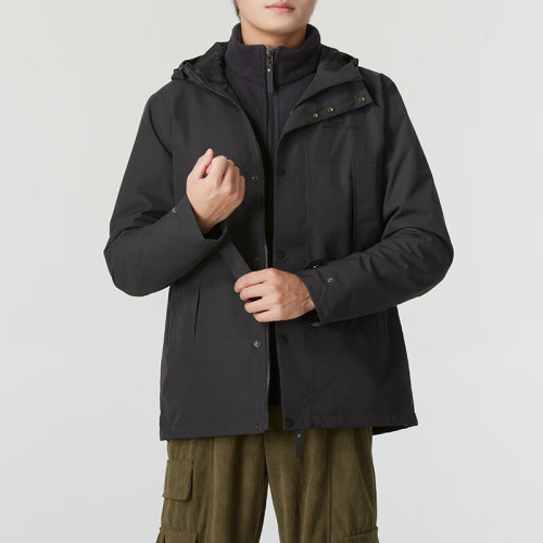 Jack wolfskin/狼爪正品时尚三合一男士抓绒夹克5123251-6350