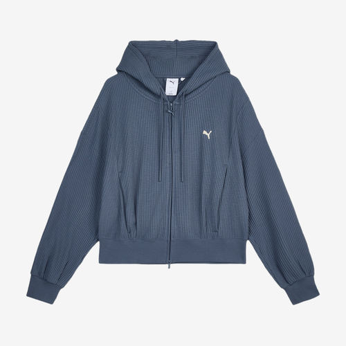 PUMA彪马正品女款R.ESSENTIALSRRR系列连帽短款夹克638588-37