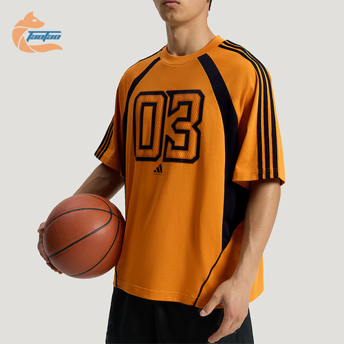 Adidas/阿迪达斯正品COURTGEIST T-SHIRT男士经典短袖T恤KY6271