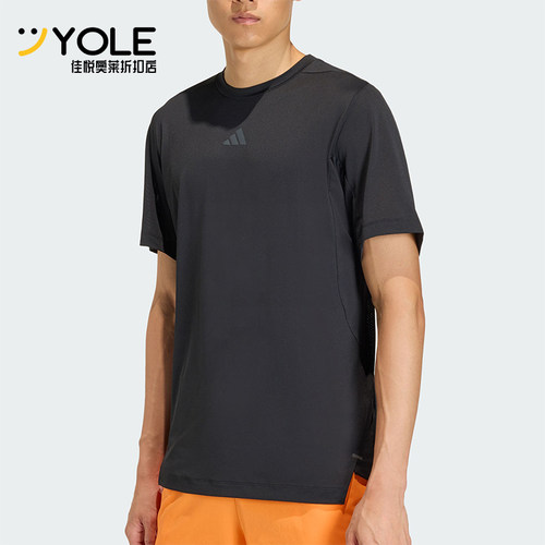 Adidas/阿迪达斯正品2026年男士轻便经典运动短袖T恤健身服KE9932