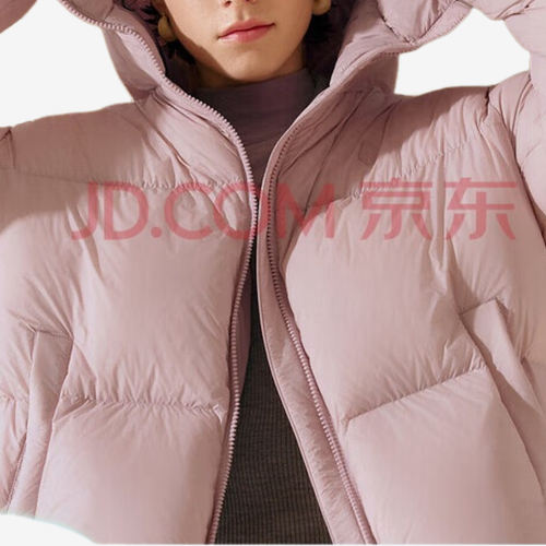 Skechers斯凯奇正品女款保暖防风短款连帽羽绒服L425W001-02J2