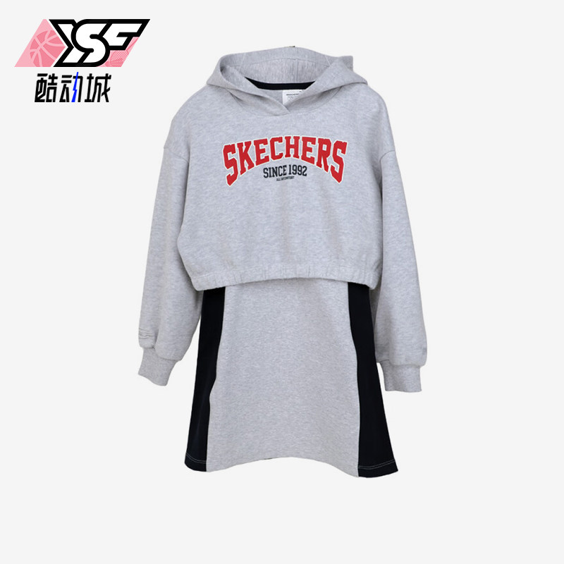 Skechers/斯凯奇正品新款儿童运动宽松印花休闲连衣裙,童装/婴儿装/亲子装,连衣裙,淘宝优惠券,粉丝福利购,淘宝优惠卷