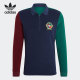 CREST POLO Adidas POLO衫 三叶草C 男子长袖 H32142 阿迪达斯正品