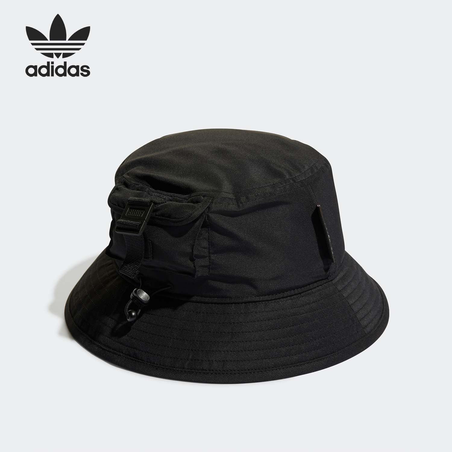 Adidas/阿迪达斯正品三叶草系列男女同款休闲渔夫帽HM1777