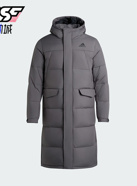 Adidas/阿迪达斯正品V L DOWN PARKA男女连帽保暖羽绒服KF6746