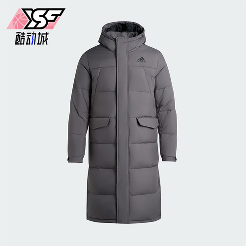 Adidas/阿迪达斯正品V L DOWN PARKA男女连帽保暖羽绒服KF6746