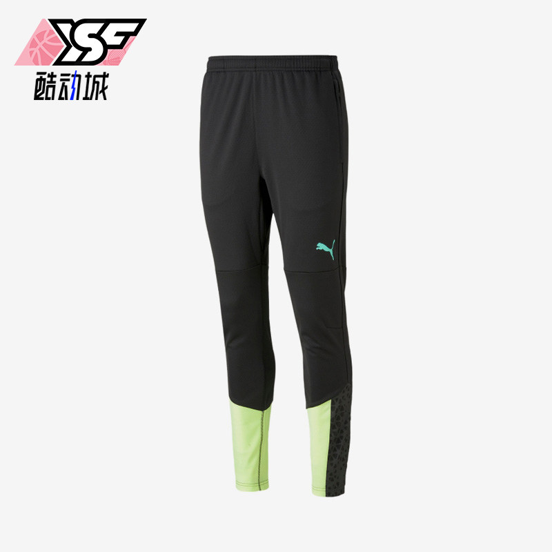 Puma/彪马正品2025男士耐穿拼接印花足球透气运动长裤658295-51