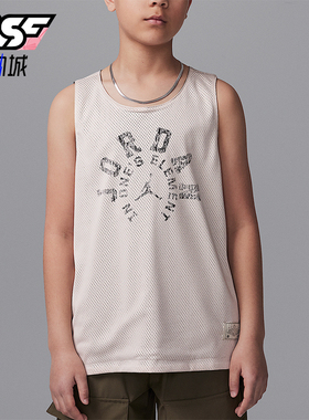 Nike/耐克正品JORDAN大童双面穿无袖运动经典透气背心II3172-140