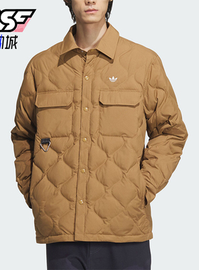 Adidas/阿迪达斯正品三叶草男士宽松保暖运动羽绒服JD3748