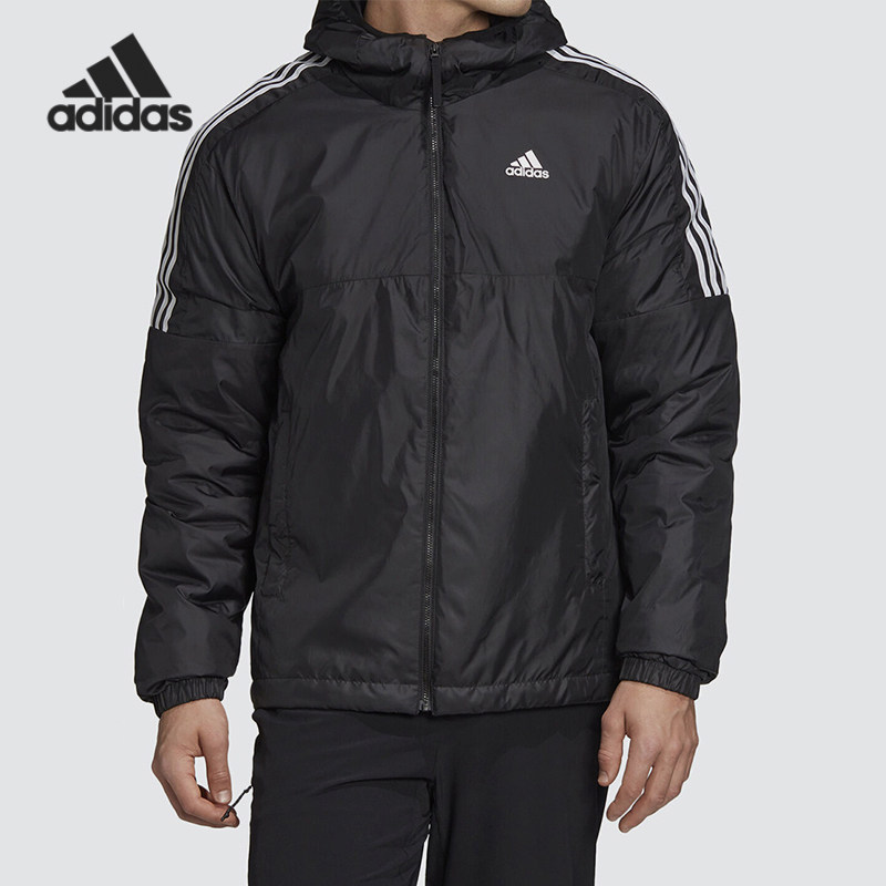 男子连帽运动休闲保暖棉服