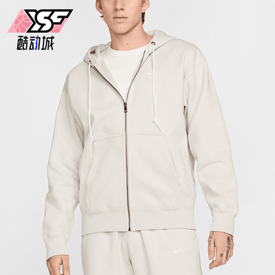Nike/耐克正品Solo Swoosh男士加绒拉链连帽外套DR0403-072