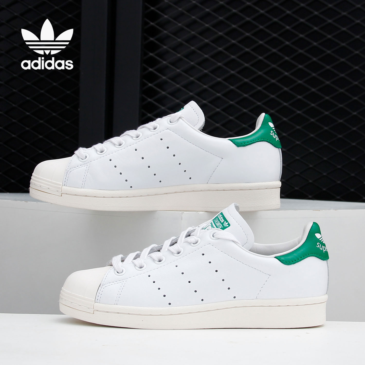 Adidas/阿迪达斯正品三叶草 SUPERSTAR 男女经典运动休闲鞋FW9328