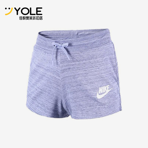 Nike/耐克正品SPORTSWEAR VINTAGE新款针织经典女跑步短裤883734