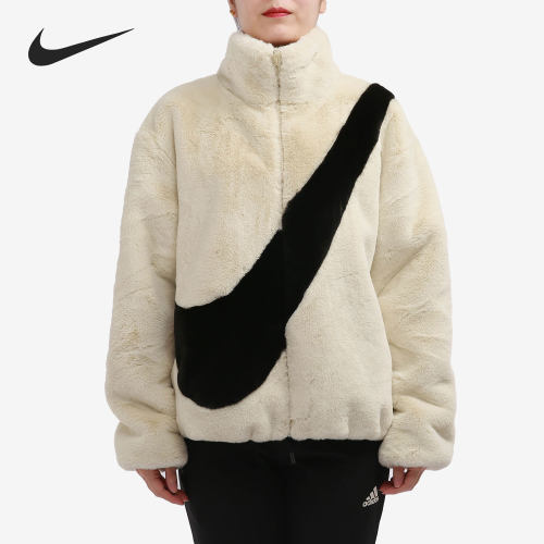 Nike/耐克正品女子大钩人造皮草貂运动夹克外套 CU6559-238