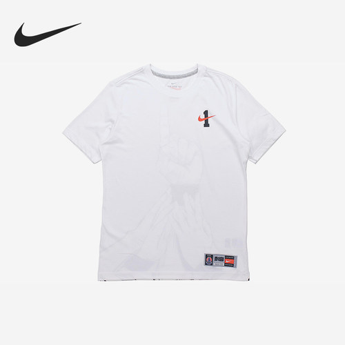 Nike/耐克正品夏季男士涂鸦印花宽松休闲透气短袖CI9080-100