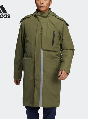 Adidas/阿迪达斯正品2026春季款男女日常立领保暖羽绒服H13848