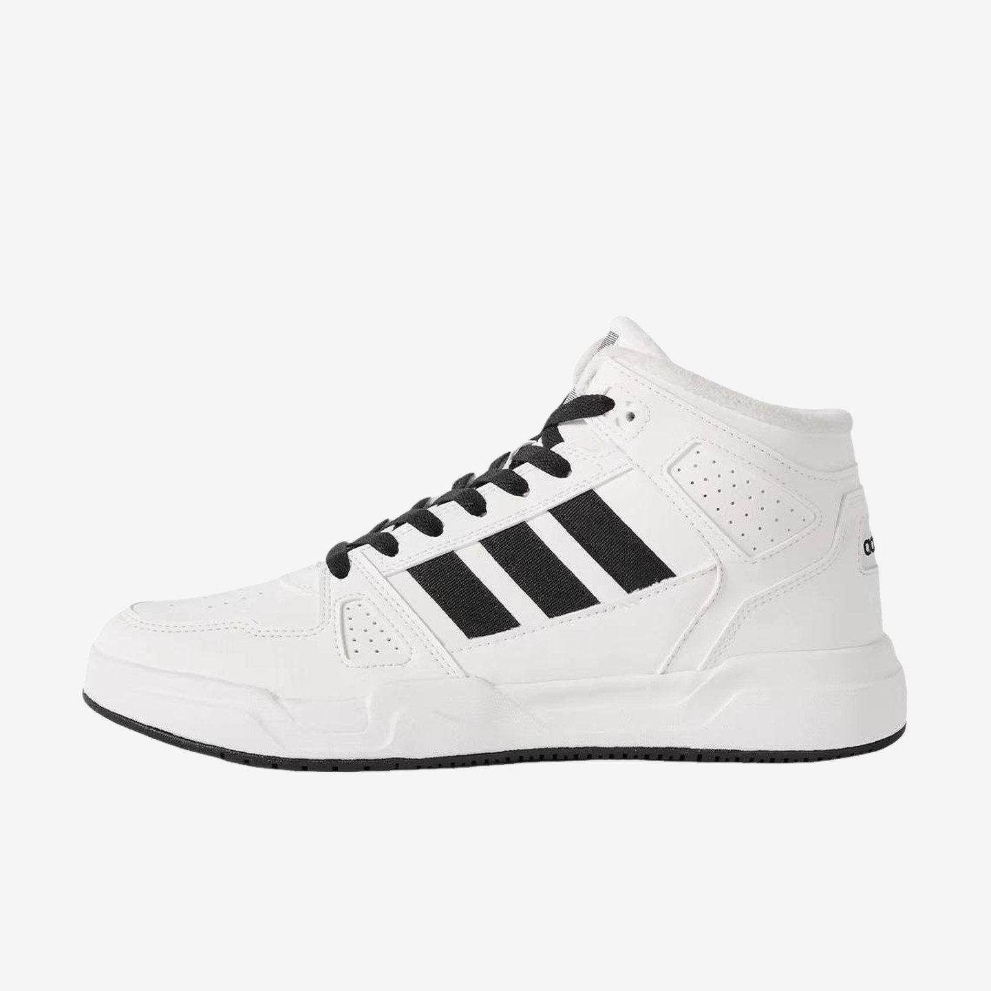 Adidas阿迪达斯正品LITE BALLER MID WM男女中帮加绒板鞋KJ4110