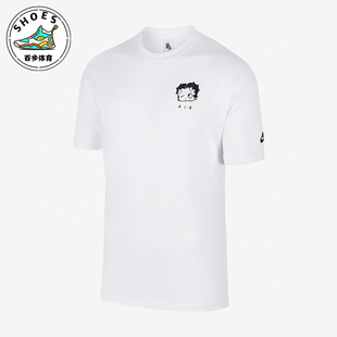 耐克正品 T恤CT3093 Olivia 运动圆领简约针织短袖 100 kim男士 Nike