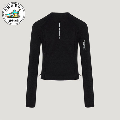 Adidas/阿迪达斯正品女士经典先锋户外修身运动长袖T恤KY1863
