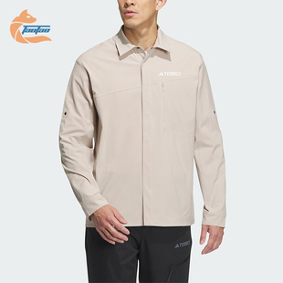 Adidas SLEEVESHIRT男子户外运动翻领夹克IL8943 阿迪达斯正品