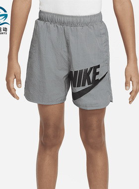 Nike/耐克正品Sportswear新款儿童灰黑色经典运动短裤DO6582-084