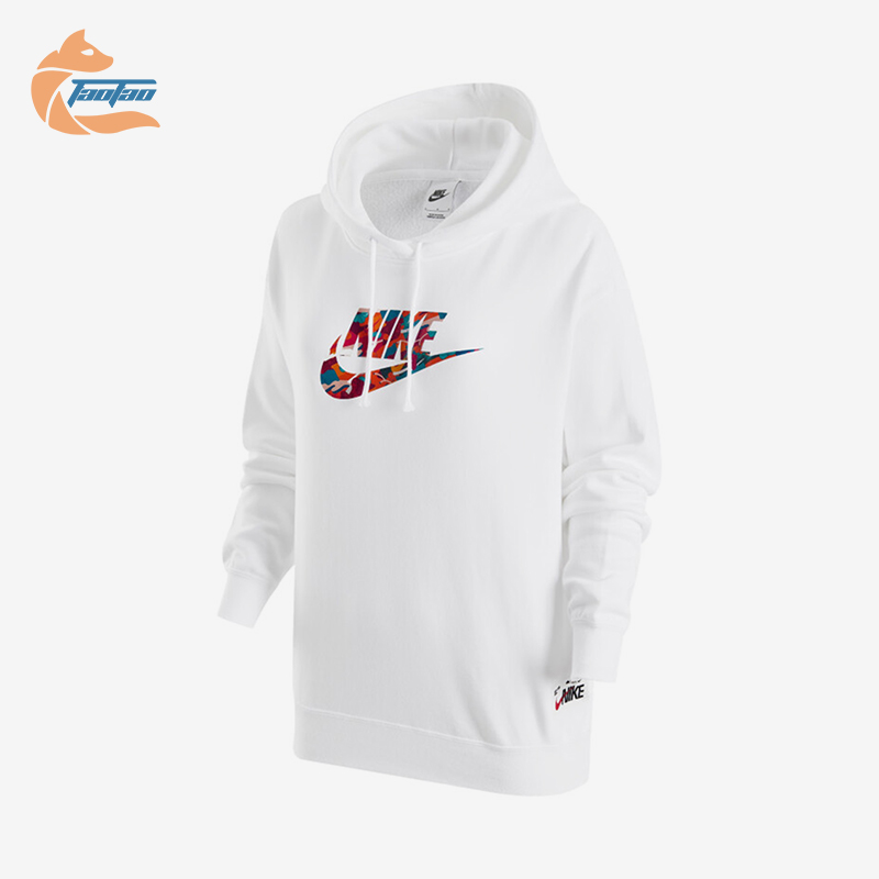 耐克女士简约休闲连帽卫衣