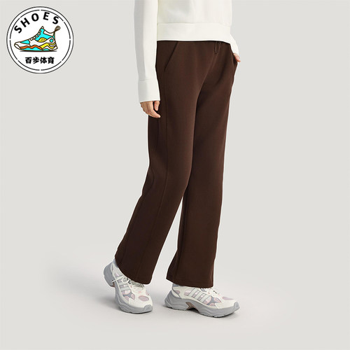 Adidas/阿迪达斯正品2025冬季款女士日常针织直筒运动长裤KH2686