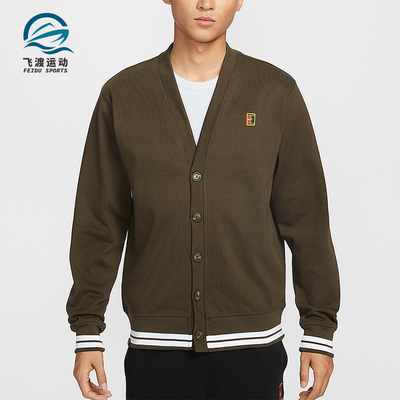 Nike/耐克正品Court Fairway男士休闲针织复古运动外套IQ3973-212