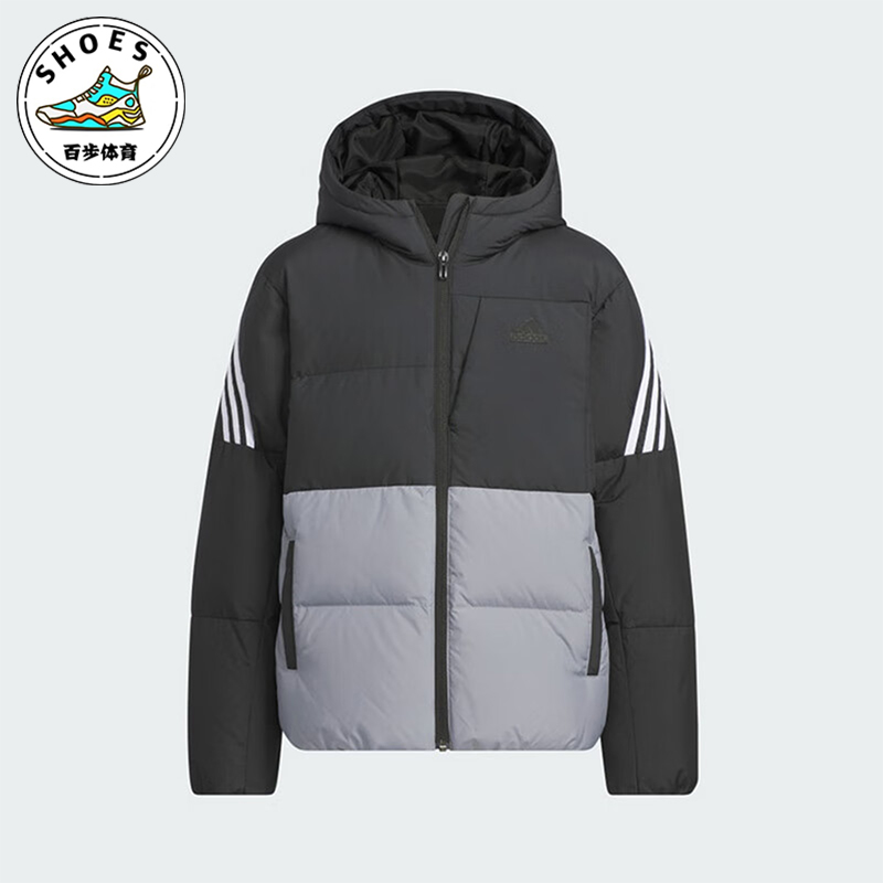 Adidas/阿迪达斯正品冬季新款儿童时尚保暖运动羽绒服JI6145
