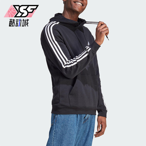 Adidas/阿迪达斯正品M 3S FL HD男士运动连帽日常休闲卫衣IB4028