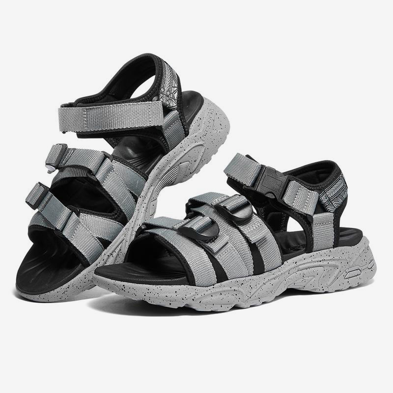 Skechers/斯凯奇正品当季新款男子休闲减震透气运动凉鞋