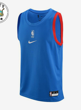 Nike/耐克正品运动男士圆领透气经典休闲复古无袖背心DR2275-435