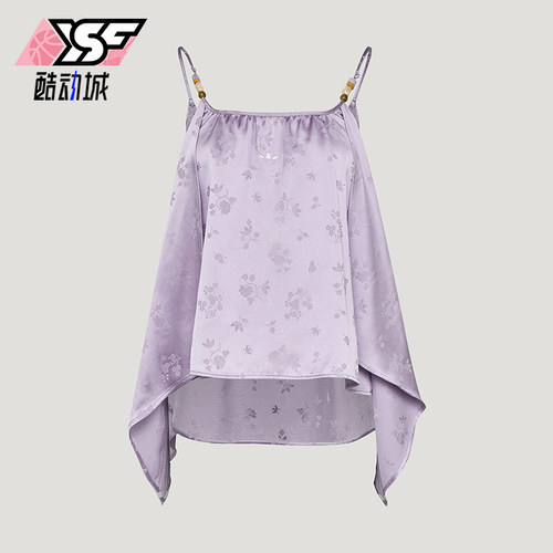 Adidas/阿迪达斯正品女士新中式透气时尚休闲背心T恤LD6442