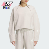 套头衫 Adidas 女士简约休闲宽松短款 新款 JM4276 阿迪达斯正品
