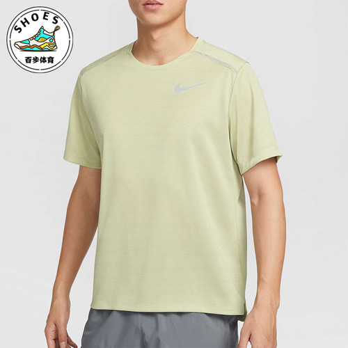 Nike/耐克正品2025夏季款男士透气跑步运动训练短袖AJ7566-371